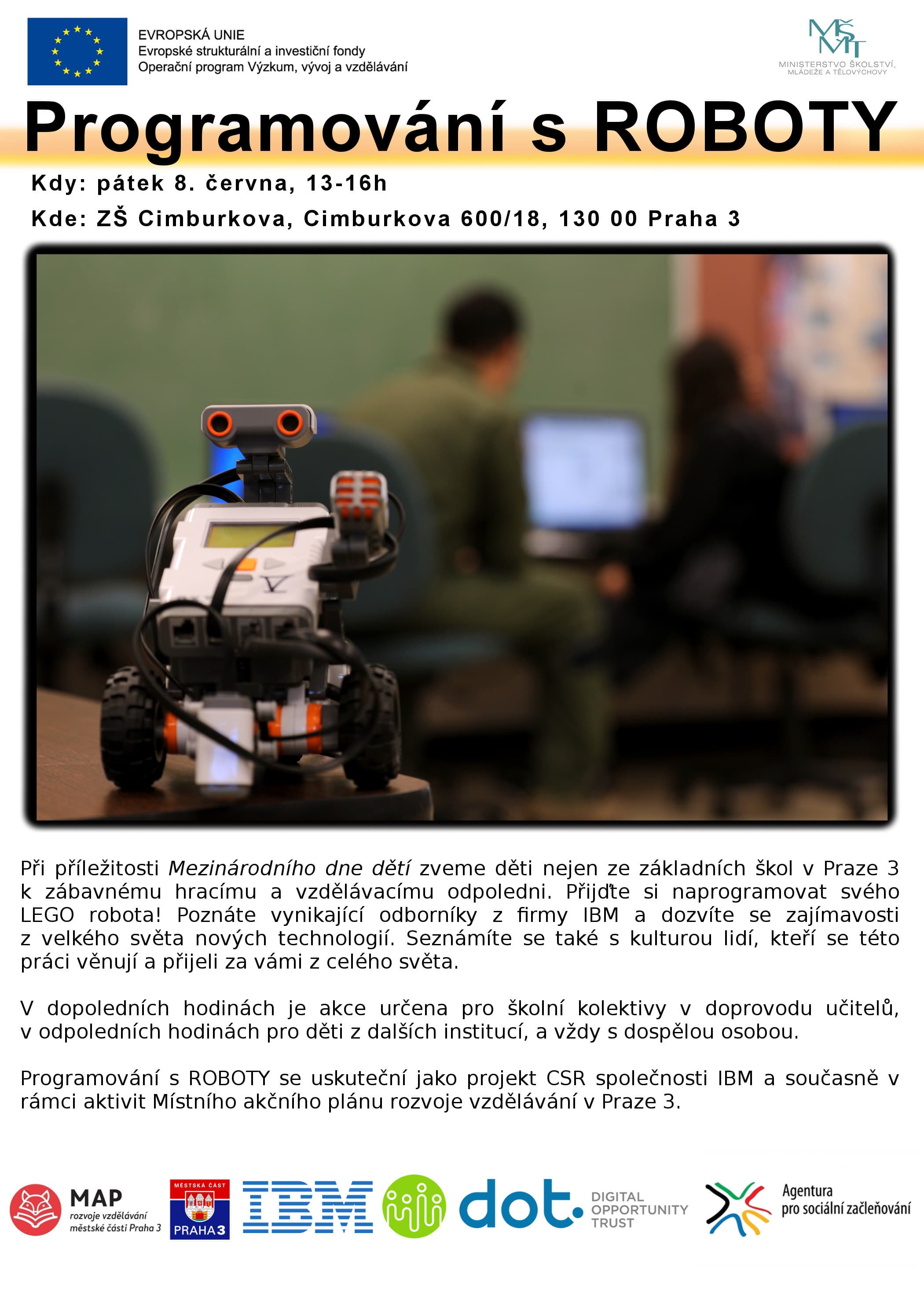 programování s roboty - ZŠ Cimburkova 8/6/2018
