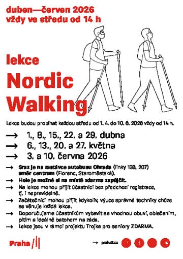 Lekce Nordic Walking — jaro&nbsp;2026