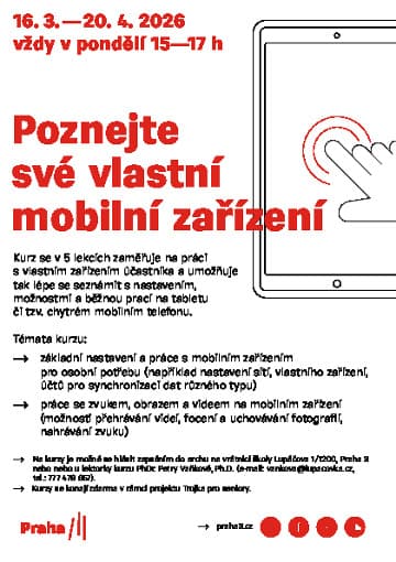 Kurz poznejte své vlastní mobilní zařízení — jaro&nbsp;2026