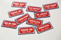 Magnet s názvem ulice