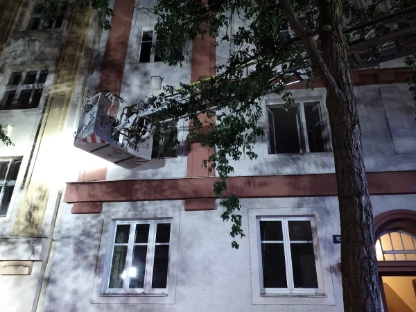 noční požár Baranova, foto: pozary.cz