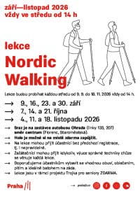 Lekce Nordic Walking — podzim&nbsp;2026