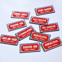 Magnet s&nbsp;názvem ulice