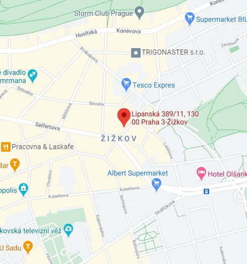 Lipanská 11 mapa