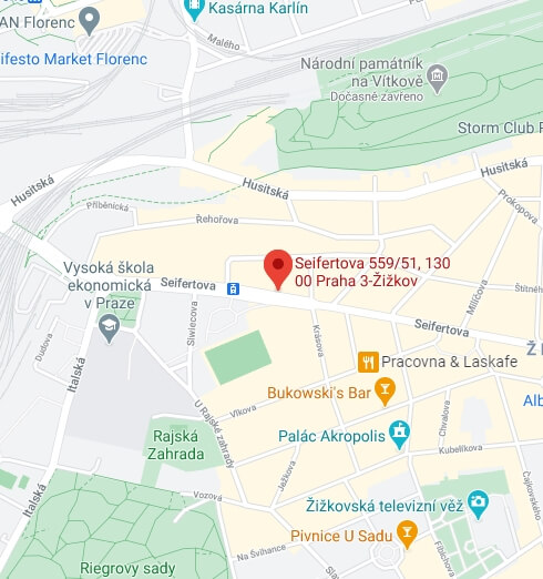 Seifertova 51 mapa