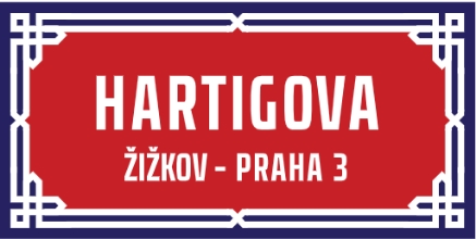 Ilustrace štítku ulice